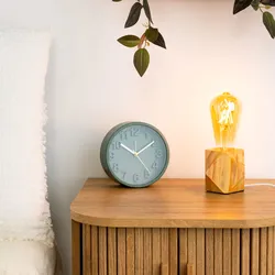 Lampada da tavolo 8h cm a legno di pino naturale