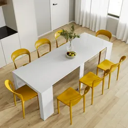 Tavolo consolle allungabile 54-239x90 cm bianco - Yona