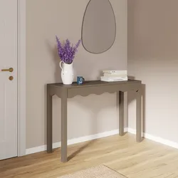 Consolle 110x36 cm in legno tortora - Jasi