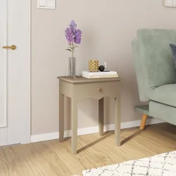 Comodino 45x35 cm in legno tortora con 1 cassetto - Jasi