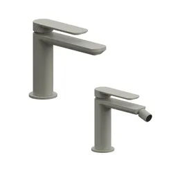 Set miscelatore lavabo e bidet fango – Fusion