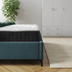 Materasso matrimoniale 160x190 cm in Memory Simple con rivestimento tessuto Aloe h 25 cm - Dual Comfort