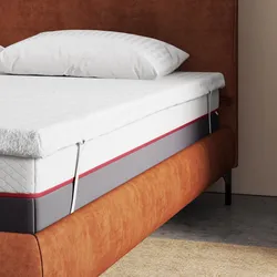 Topper per materasso singolo 80x190 cm sfoderabile in Memory h 5,5 cm - Audley