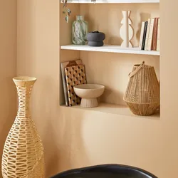 Ciotola decorativa rotonda 22 cm in ceramica beige