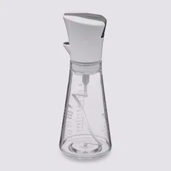 Contenitore a spray 20h cm per olio o aceto trasparente e bianco