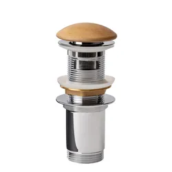 Piletta click-clack universale 11 h e tappo in teak