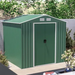 Casetta ricovero attrezzi da giardino 213x191x195h cm in acciaio verde - Verdenia
