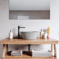 Lavabo d'appoggio 40x15h cm bianco in battuto di terrazzo fumo - Marks