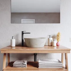 Lavabo d'appoggio 40x15h cm bianco in battuto di terrazzo veneziano - Marks