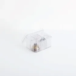 Organizer 15x9h cm trasparente con scompartii regolabili