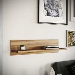 Mensola 100x25h cm con struttura in legno di acacia - Candra