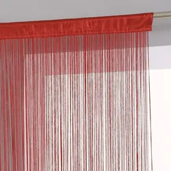 Tenda a fili 90x200h cm rosso - Tangerine