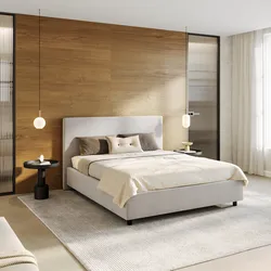 Letto matrimoniale contenitore 160x190 cm in tessuto effetto maglia ghiaccio sfoderabile - Hatfield