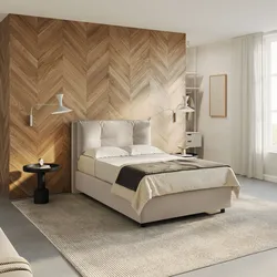 Letto piazza e mezza contenitore 120x190 cm in velluto beige sfoderabile - Priory