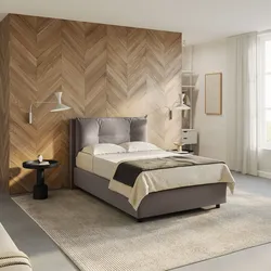 Letto piazza e mezza contenitore 120x190 cm in velluto grigio sfoderabile - Priory