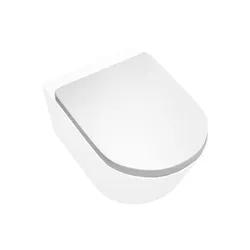 Sedile copriwc SoftClose bianco lucido per vaso serie Smart