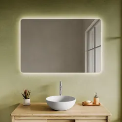 Specchio da bagno led 120x80 cm retroilluminato  - Impetra
