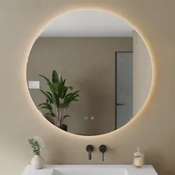 Specchio da bagno led  Ø100 cm con antiappannate e retroilluminato - Clost