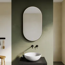 Specchio da bagno 3 led 90x50 cm con luce perimetrale e antiappannante - Skelly