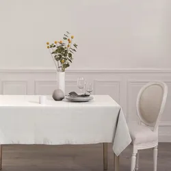 Tovaglia 240x140 cm in cotone bianco - Erynda