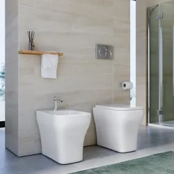 Sanitari filomuro in ceramica rimless con sedile softclose - Selbi