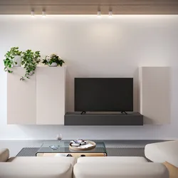 Parete attrezzata 340 cm antracite opaco e cashmere cannettato con ante push pull e cassetti - Judith