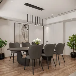 Lampada sospesa 108x200h cm multipla in metallo nero opaco - Aretha