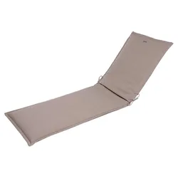 Cuscino per lettino prendisole 190x60 cm in poliestere tortora - Bangkok