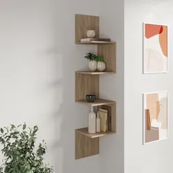 Mensola 30x30 cm in legno rovere - Tetris