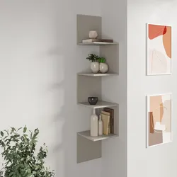 Mensola 30x30 cm in legno cashmere - Tetris