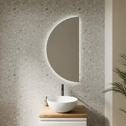 Specchio led 50x100 cm luce fredda reversibile - Half