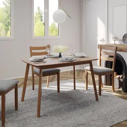 Tavolo da pranzo 120x75 cm in legno teak - Pictor
