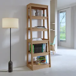 Libreria 59x180h cm effetto rovere con 5 ripiani - Eldora