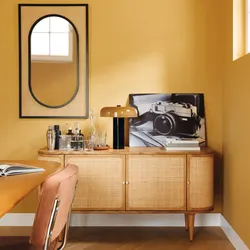 Credenza 150x75h cm in legno naturale con 4 ante in rattan - Arequipa