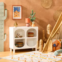 Libreria 70x76h cm in legno bianco - Inary