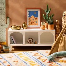Mobile porta tv 90x40h cm in legno bianco - Inary