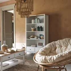 Libreria 90x175h cm in legno bianco e naturale con 2 cassetti - Avenue