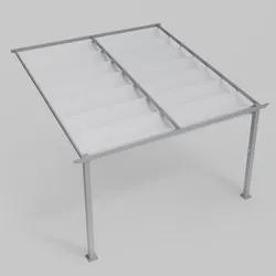 Telo di ricambio bianco per pergola 3x4 m - Norris