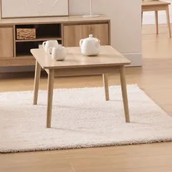 Tavolino 78x42h cm in legno effetto rovere naturale - Nathur