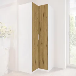 Coppia di ante rovere artisan per armadio angolare Ventur