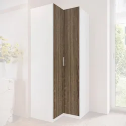 Coppia di ante rovere tartufo per armadio angolare Ventur