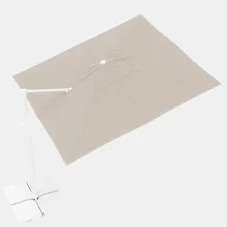 Telo di ricambio per ombrellone 3x3 m in poliestere tortora - Porto Cervo