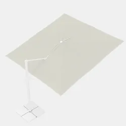 Telo di ricambio per ombrellone 4x4 m in poliestere ecrù - Porto Cervo