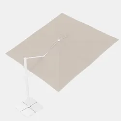Telo di ricambio per ombrellone 4x4 m in poliestere tortora - Porto Cervo