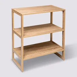 Libreria impilabile 69x84h cm effetto rovere naturale - Unify
