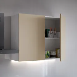 Pensile 90x72h cm bianco con 2 ante cashmere  - Domy e Zyva