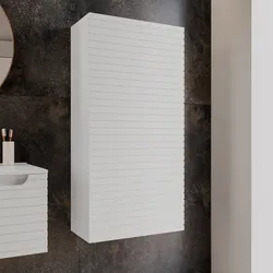 Colonna bagno sospesa 60 x 60 x 120 h cm doppia anta bianco opaco - Deck