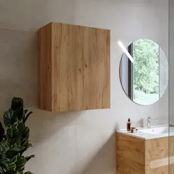 Colonna bagno sospesa 60 x 60 x 75 h cm doppia anta rovere gold - Tayga