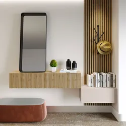 Mobile ingresso reversibile 207 cm cashmere e cadiz cannettato - Clary