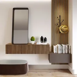 Mobile ingresso reversibile 207 cm bronzo e mercure cannettato - Clary